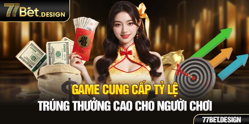 Game cung cấp tỷ lệ trúng thưởng cao cho người chơi